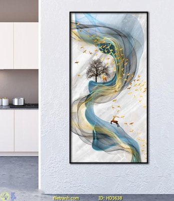File ảnh File tranh treo hiện đại HD3638 (gốc) in poster