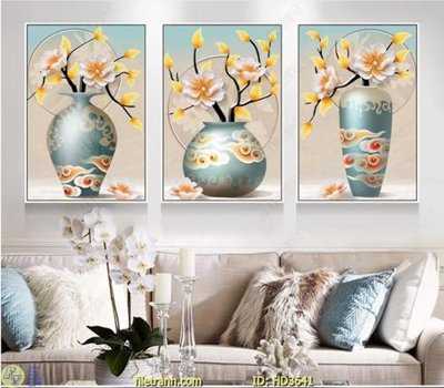 File gốc File tranh treo hiện đại HD3641 (in ấn) màu sắc trung thực