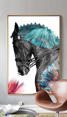 File in ấn File tranh treo hiện đại HD3653 (bản gốc) từ file gốc