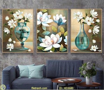 File ảnh File tranh treo hiện đại HD3680 (gốc) trang trí khách sạn