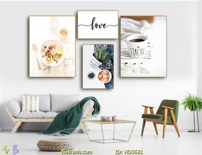 File gốc File tranh treo hiện đại HD3681 (cho in 3D) độc đáo