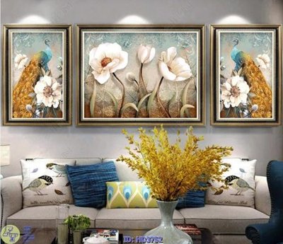 File gốc in ấn File tranh bộ hiện đại HD3752 chuẩn màu CMYK