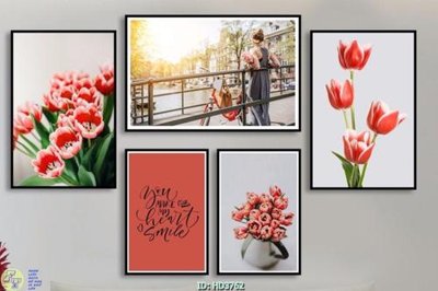 Ảnh gốc File tranh bộ hiện đại HD3762 (độ nét cao) in mica