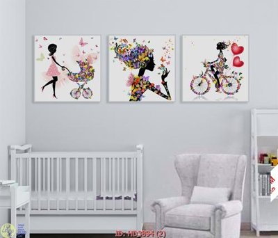 File gốc File tranh treo hiện đại HD3894 (chuẩn màu) cho in offset