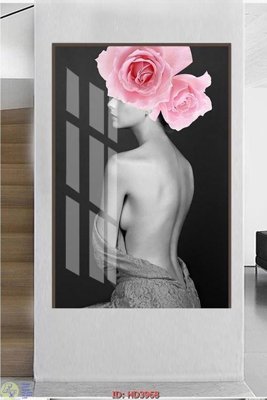 File gốc File tranh treo hiện đại HD3968 (ảnh chi tiết) để in ấn