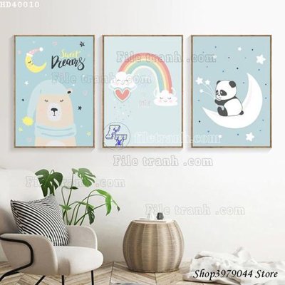 File in lụa File bộ tranh treo hiện đại HD40010 (hoa văn) File bộ tranh treo hiện đại HD40010