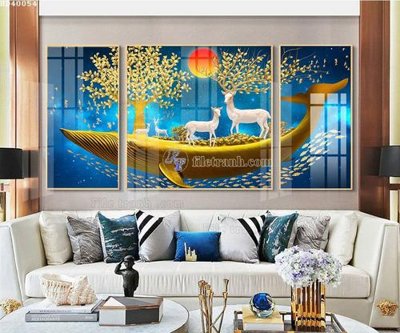 Tải file File bộ tranh treo hiện đại HD40054 (PSD) cho in tranh kính
