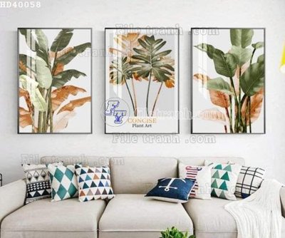 File gốc File bộ tranh treo hiện đại HD40058 cho in ấn và thiết kế