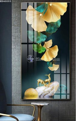 File in trần File bộ tranh treo hiện đại HD40093 (bản gốc) 5D