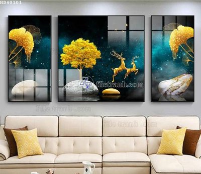 File gốc File bộ tranh treo hiện đại HD40101 (cho in ấn) từ Filetranh.com