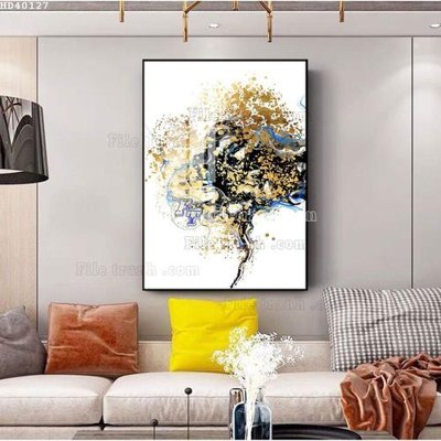 File PSD File bộ tranh treo hiện đại HD40127 (gốc) nhiều lớp (multi-layer)