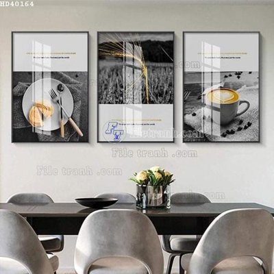 File gốc File bộ tranh treo hiện đại HD40164 (PNG) không nền chất lượng