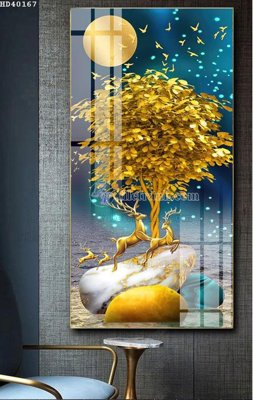 File tranh in tráng gương File bộ tranh treo hiện đại HD40167 (siêu nét)