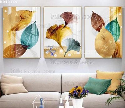 Tải file gốc File bộ tranh treo hiện đại HD40169 (bản PSD) đầy đủ layer