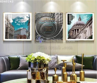 File gốc File bộ tranh treo hiện đại HD40242 (cho in ấn) từ Filetranh.com