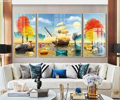 File gốc File bộ tranh treo hiện đại HD40280 (PNG) chất lượng cao