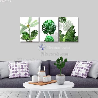 File tranh File bộ tranh treo hiện đại HD40295 (bản gốc) trang trí văn phòng