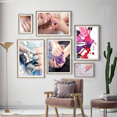 File gốc File bộ tranh treo hiện đại HD40332 (in 3D) cho trang trí