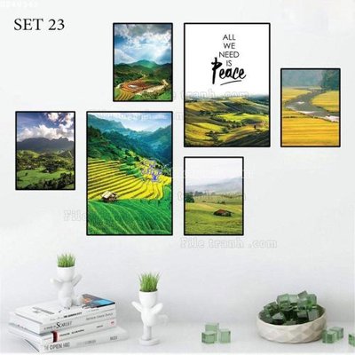 File gốc File bộ tranh treo hiện đại HD40343 (trang trí) phòng làm việc