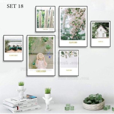 File in trần File bộ tranh treo hiện đại HD40370 (file gốc) xuyên sáng