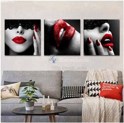 Download file gốc File bộ tranh treo hiện đại HD40375 (in mica) 3D