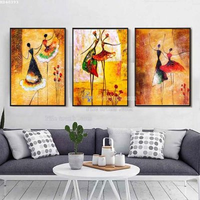 File gốc File bộ tranh treo hiện đại HD40393 (phong cách) cổ điển