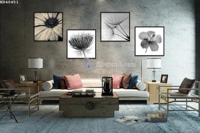 File gốc File bộ tranh treo hiện đại HD40451 (thiết kế) độc quyền