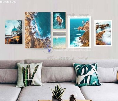 Tải file File bộ tranh treo hiện đại HD40470 (gốc) in ấn ngay lập tức