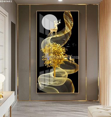 File in trần File bộ tranh treo hiện đại HD40482 (bản gốc) đại dương