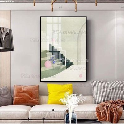 File gốc File bộ tranh treo hiện đại HD40489 (phiên bản chuẩn) để in ấn