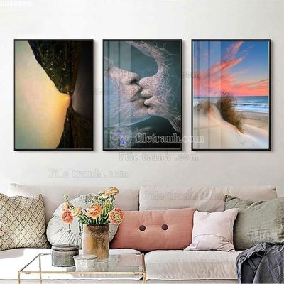 Chi tiết file ảnh File bộ tranh treo hiện đại HD40505 sắc nét