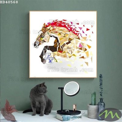 File gốc File bộ tranh treo hiện đại HD40568 (thiết kế) cho in ấn