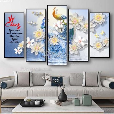 Download file gốc File bộ tranh treo hiện đại HD40578 (độ nét cao)