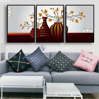 File gốc File bộ tranh treo hiện đại HD40579 (ảnh chi tiết) để in lụa
