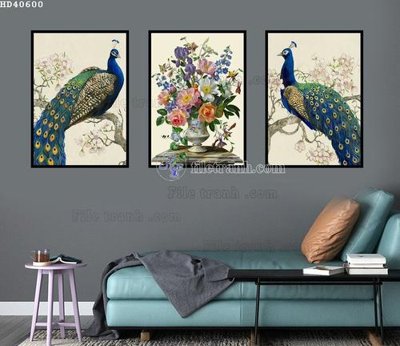 File gốc File bộ tranh treo hiện đại HD40600 (chủ đề hiện đại) trang trí