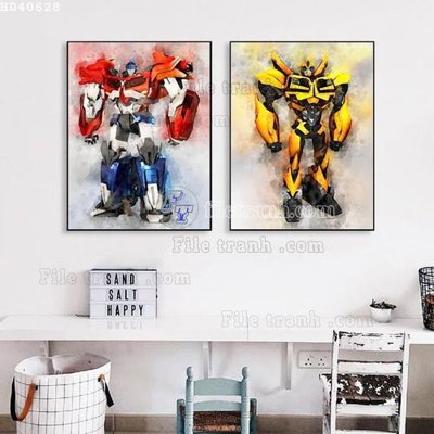 File PSD File bộ tranh treo hiện đại HD40628 (nguyên bản) cho thiết kế