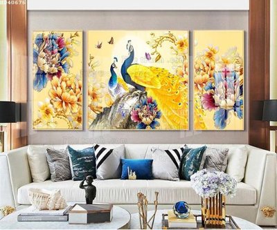 File tranh in mica File bộ tranh treo hiện đại HD40676 (độ phân giải cao)