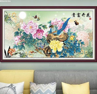 File tranh File bộ tranh treo hiện đại HD40694 (gốc) in vải canvas