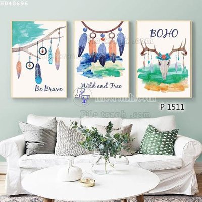 Download file File bộ tranh treo hiện đại HD40696 (gốc) cho xưởng in