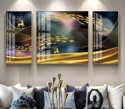 File gốc File tranh treo hiện đại HD4077 (in ấn) màu sắc trung thực