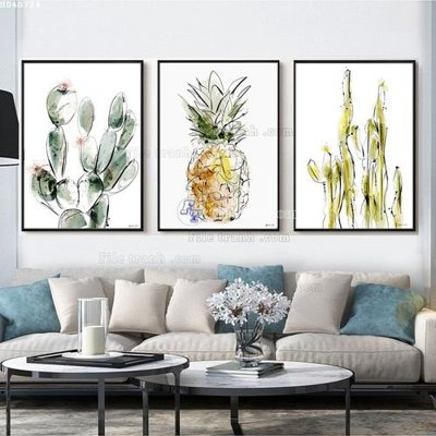 File ảnh gốc File bộ tranh treo hiện đại HD40774 (chuyên in mica)