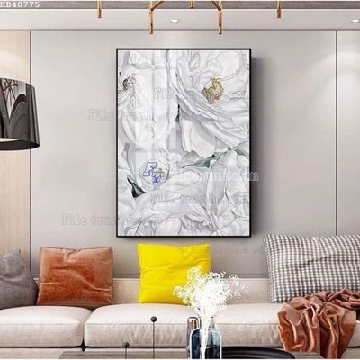 Download file File bộ tranh treo hiện đại HD40775 (gốc) in mica đèn LED