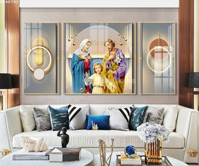 Download file gốc File bộ tranh treo hiện đại HD40781 (in mica) trang trí