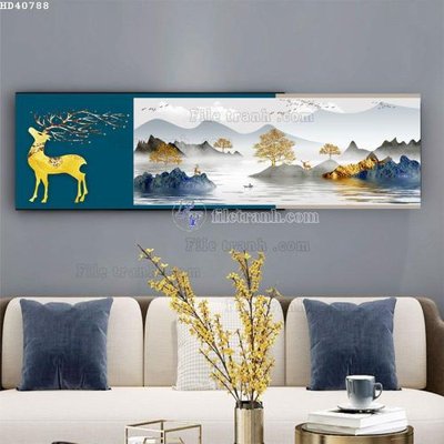 File gốc File bộ tranh treo hiện đại HD40788 (cho in ấn) từ Filetranh.com