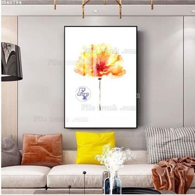 Hình ảnh gốc File bộ tranh treo hiện đại HD40794 (để in khổ lớn)