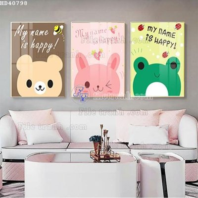 Download file gốc File bộ tranh treo hiện đại HD40798 (độ nét cao)