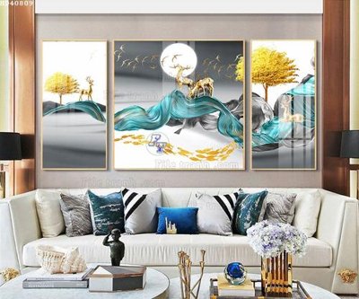 Chi tiết file ảnh File bộ tranh treo hiện đại HD40809 sắc nét