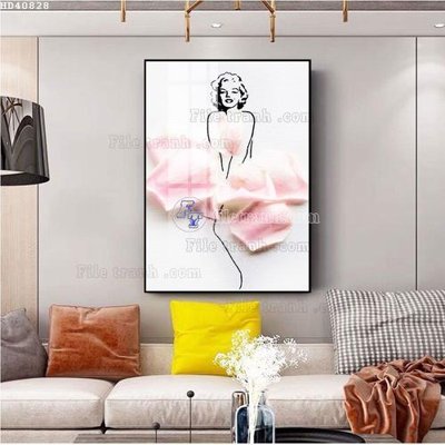 File gốc File bộ tranh treo hiện đại HD40828 (AI/EPS) cho in ấn