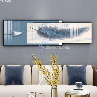 File tranh PSD File bộ tranh treo hiện đại HD40836 chất lượng cao