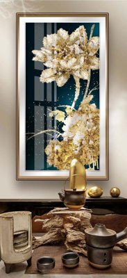 File gốc File bộ tranh treo hiện đại HD40876 (dành cho trang trí nội thất)